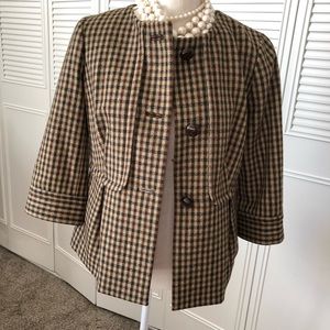 Talbots  Plaid Jacket